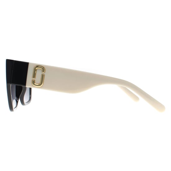 Marc Jacobs Square Womens Schwarz Weiß Dunkelgrau Gradient MARC 646/S - Image 3