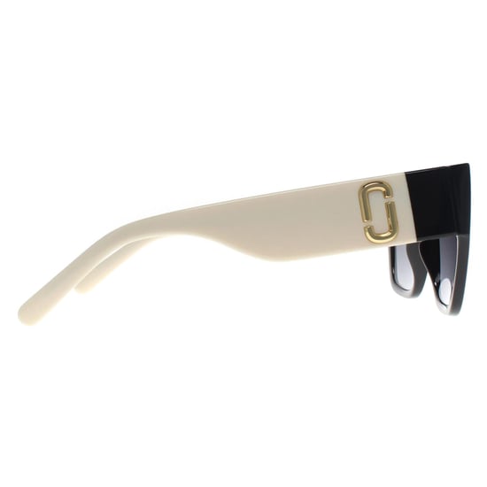 Marc Jacobs Square Womens Schwarz Weiß Dunkelgrau Gradient MARC 646/S - Image 4