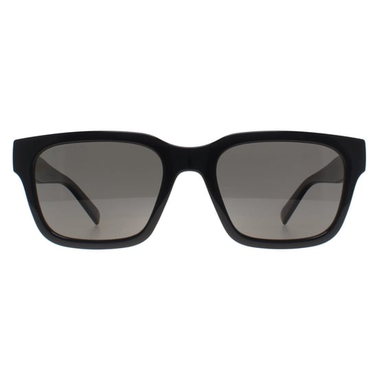 Gucci Square Womens Glänzend Schwarz Grau Polarisiert GG1857S - Image 1