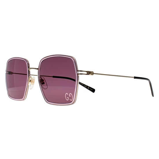Gucci Square Damen Rosa Gold Violett GG1848S - Image 2