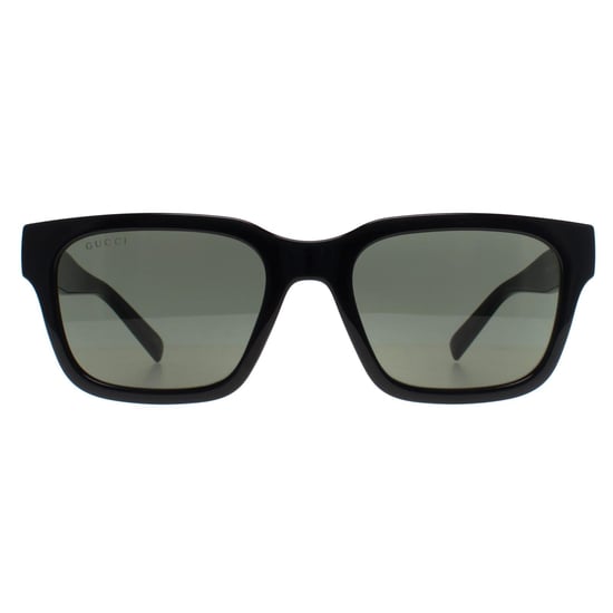 Gucci Square Womens Glänzend Schwarz Grau GG1857S - Image 1