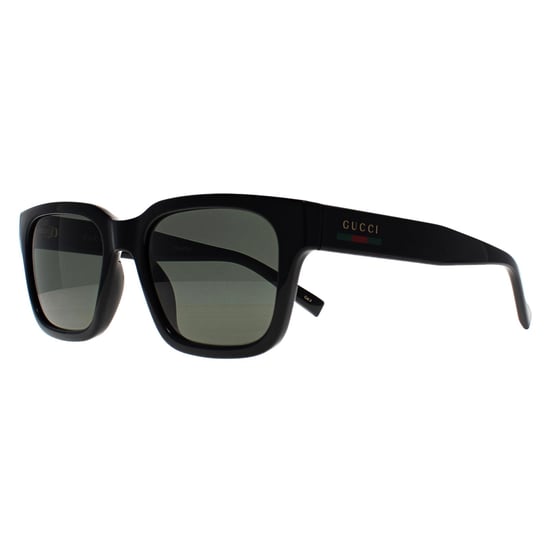 Gucci Square Womens Glänzend Schwarz Grau GG1857S - Image 2