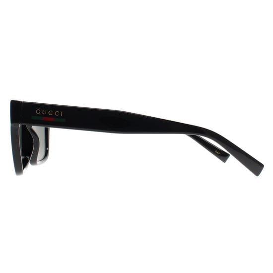 Gucci Square Womens Glänzend Schwarz Grau GG1857S - Image 3