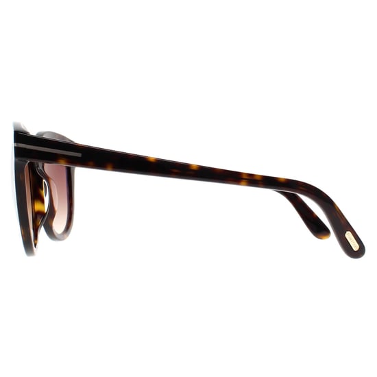 Tom Ford Rund Damen Dunkel Havanna Braun Farbverlauf Olivia FT0914 - Image 3