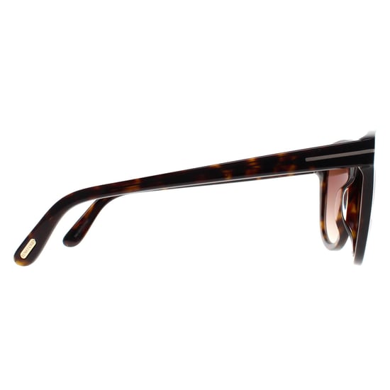 Tom Ford Rund Damen Dunkel Havanna Braun Farbverlauf Olivia FT0914 - Image 4