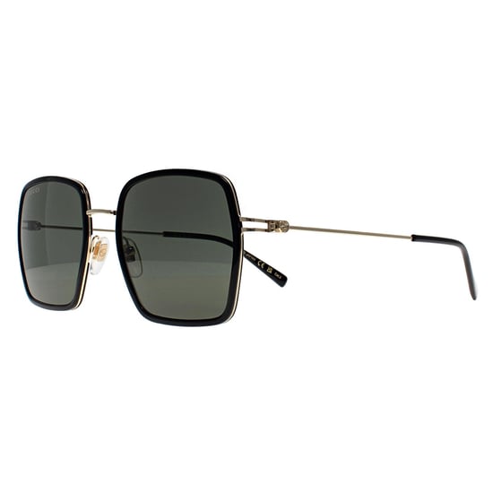 Gucci Square Womens Schwarz Gold Grau GG1848S - Image 2