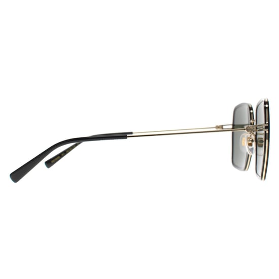 Gucci Square Womens Schwarz Gold Grau GG1848S - Image 4