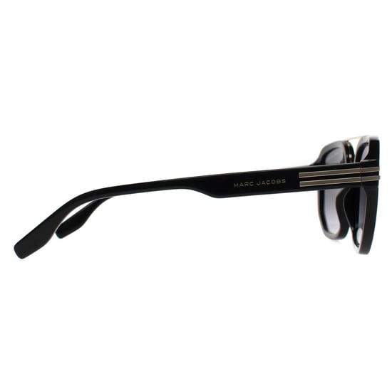 Marc Jacobs Aviator Herren Schwarz Gold Dunkel Grau Gradient MARC 588/S - Image 4