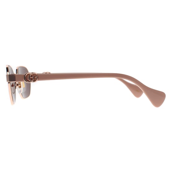 Gucci Square Womens Glänzende Rose Gold und Rosa Violett GG1593S - Image 3