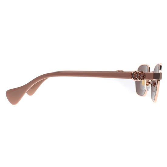 Gucci Square Womens Glänzende Rose Gold und Rosa Violett GG1593S - Image 4