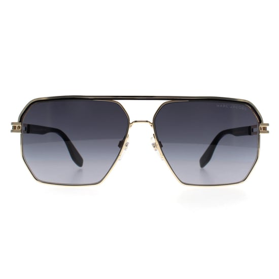 Marc Jacobs Pilotenbrille Unisex Gold Schwarz Dunkelgrau Farbverlauf MARC 584/S - Image 1