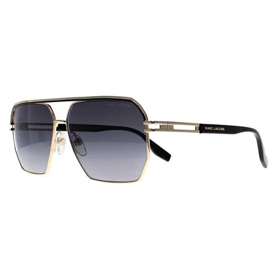 Marc Jacobs Pilotenbrille Unisex Gold Schwarz Dunkelgrau Farbverlauf MARC 584/S - Image 2
