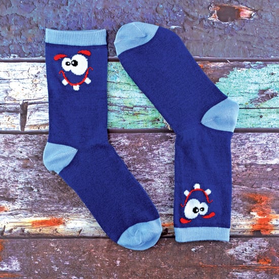 6er-Pack Jungen Funkelnde Muster Neuheit Crew-Socken - Image 4