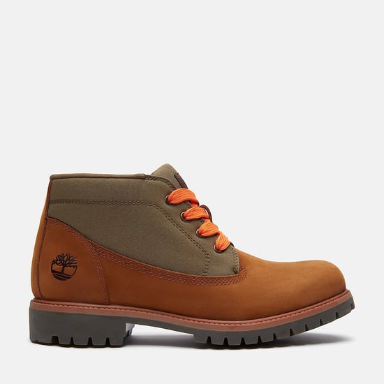 Timberland Mid Lace Chukka Workwear II Leder Herren Stiefel Braun - Image 3
