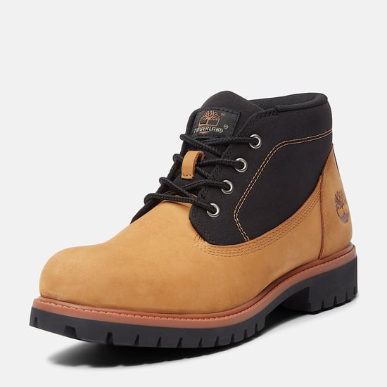 Timberland Mid Lace Chukka Workwear II Herren Stiefel Aus Gelbem Leder - Image 4