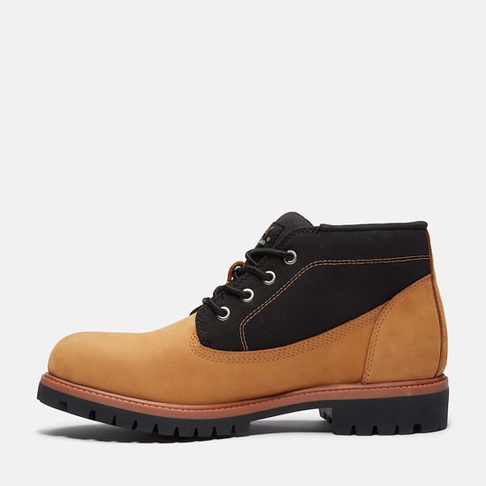 Timberland Mid Lace Chukka Workwear II Herren Stiefel Aus Gelbem Leder - Image 5