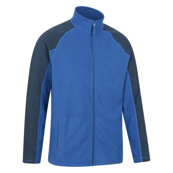 Mountain Warehouse - "Ashbourne" Fleecejacke Durchgehender Reißverschluss für Herren (Kobalt) - Image 3