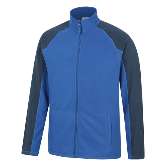 Mountain Warehouse - "Ashbourne" Fleecejacke Durchgehender Reißverschluss für Herren (Kobalt) - Image 4