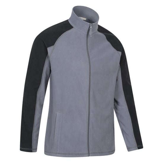 Mountain Warehouse - "Ashbourne" Fleecejacke Durchgehender Reißverschluss für Herren (Dunkelgrau) - Image 3