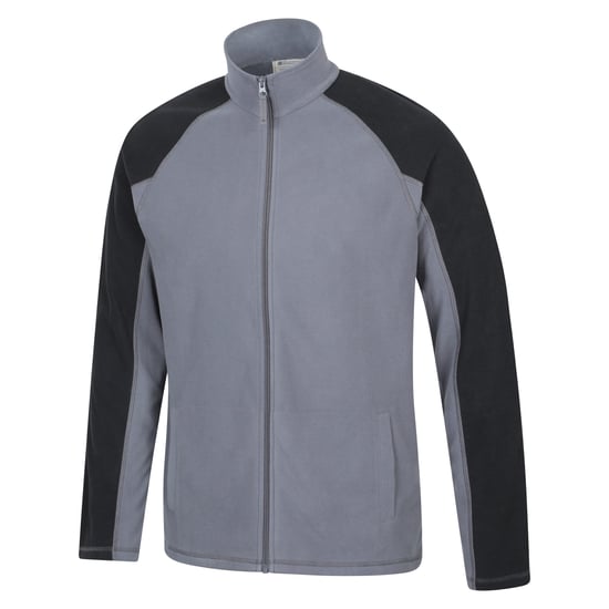 Mountain Warehouse - "Ashbourne" Fleecejacke Durchgehender Reißverschluss für Herren (Dunkelgrau) - Image 4