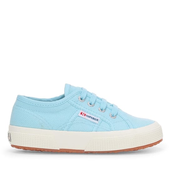 Superga - Kinder Sneaker "2750 Jcot", Leder (Azul Kristall/Avorio) - Image 1