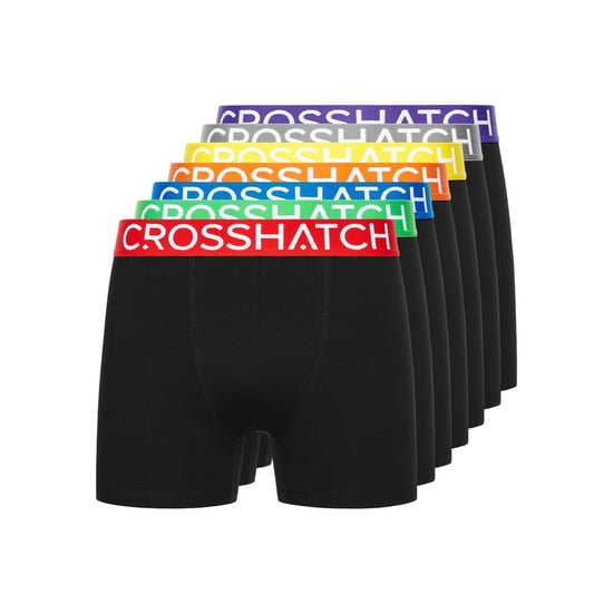 Crosshatch - "Septet" Boxershorts für Herren(7er-Pack) (Bunt) - Image 1