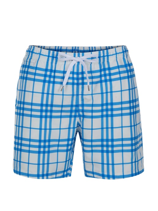 Burberry MARTIN Badehose weiß/blau - Image 1