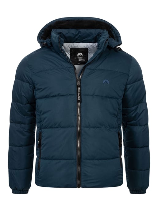 Arctic Seven Herren Winter Steppjacke Navy - Image 1