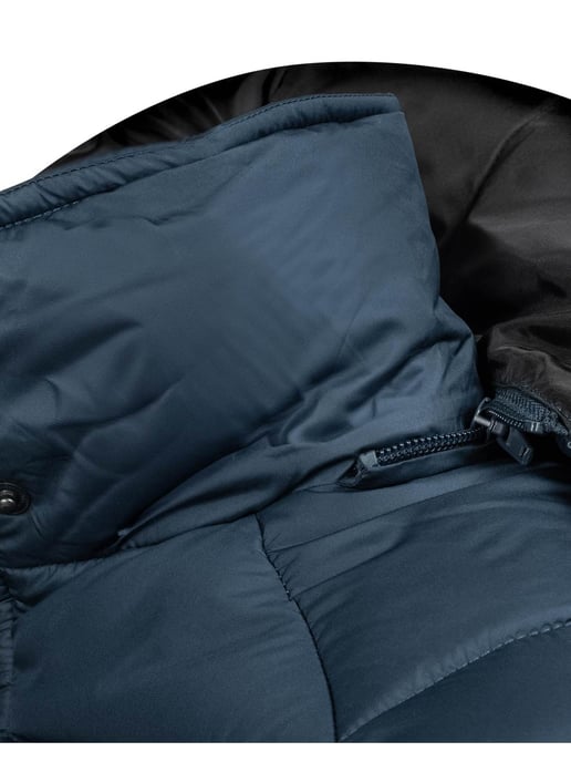 Arctic Seven Herren Steppjacke wind- und wasserabweisende Winterjacke mit Kapuze Navy - Image 5