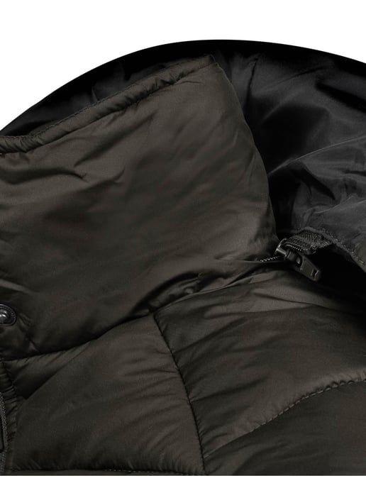 Arctic Seven Herren Steppjacke wind- und wasserabweisende Winterjacke mit  Kapuze Dunkelgrau - Image 5