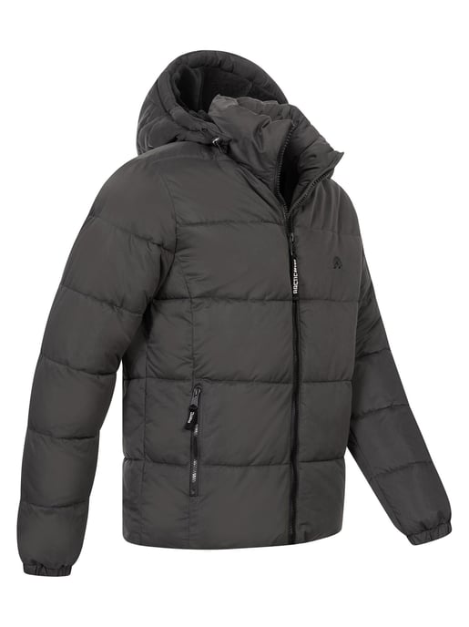 Arctic Seven Herren Winter Steppjacke Dunkelgrau - Image 3