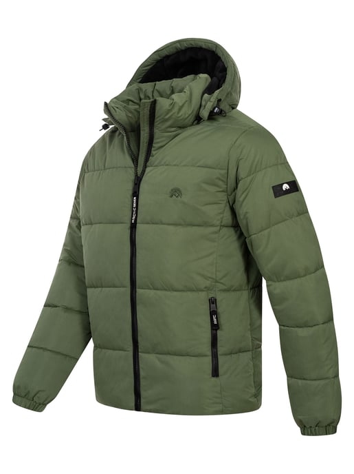 Arctic Seven Herren Winter Steppjacke Dark Green - Image 3