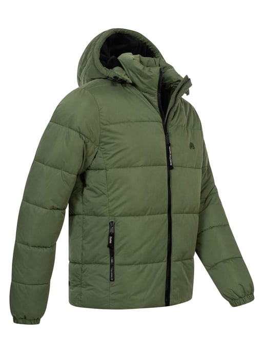 Arctic Seven Herren Winter Steppjacke Dark Green - Image 4