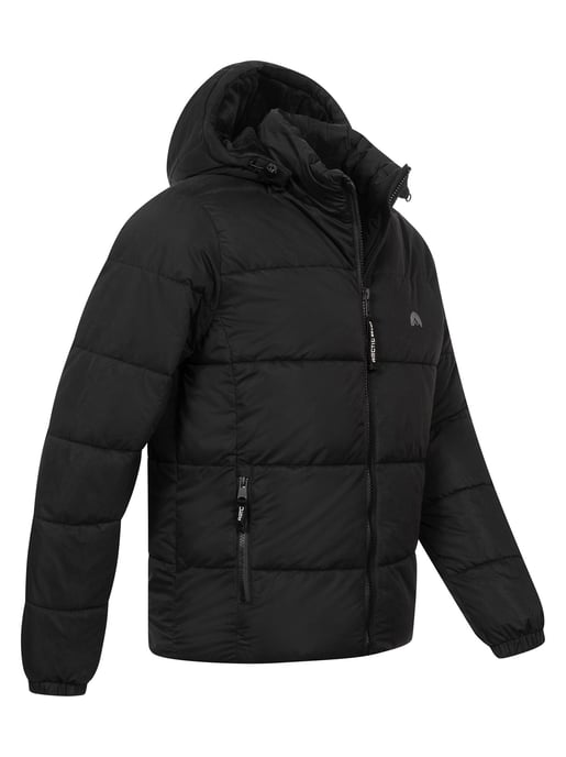 Arctic Seven Herren Winter Steppjacke Schwarz - Image 4