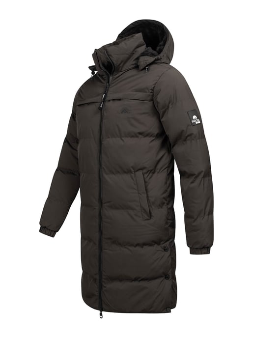 Arctic Seven Herren Winter Parka gesteppt Dunkelgrau - Image 4