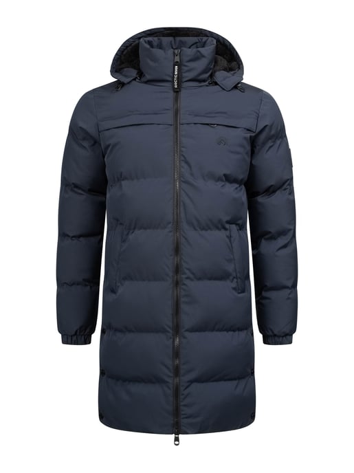 Arctic Seven Herren Winter Parka gesteppt Navy - Image 3