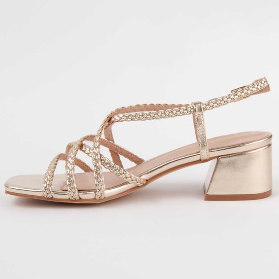 Montevita Sandale Mit Absatz Trea2 Gold - Image 4
