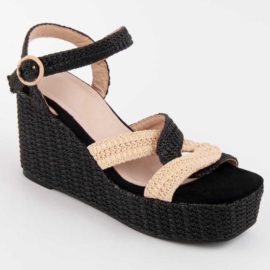 Montevita Sandale Mit Keilabsatz Salia11 Schwarz - Image 2