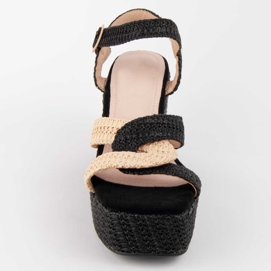 Montevita Sandale Mit Keilabsatz Salia11 Schwarz - Image 3