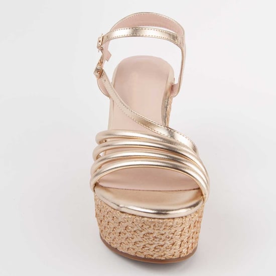 Montevita Sandale Mit Keilabsatz Salia10 Gold - Image 3