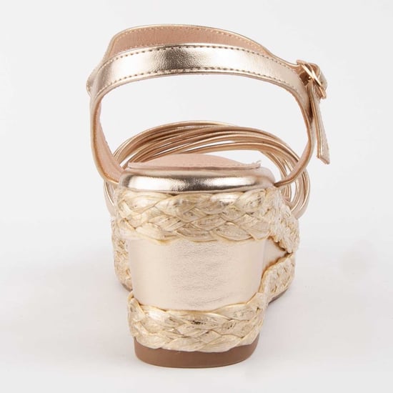 Montevita Sandale Mit Keilabsatz Salia4 Gold - Image 5