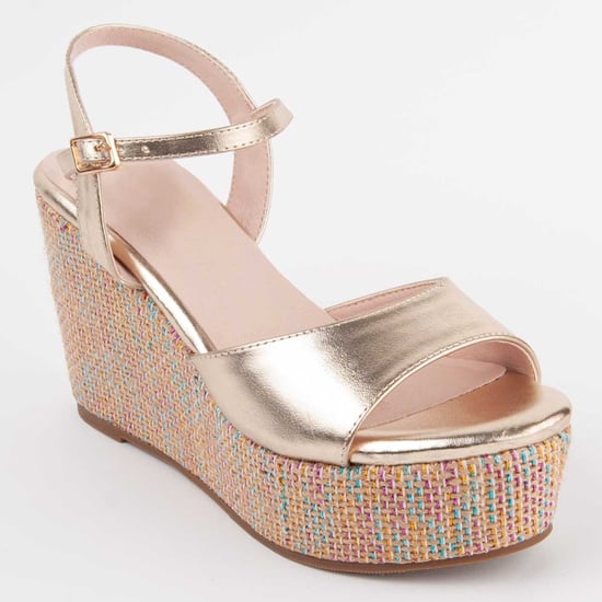 Montevita Sandale Mit Keilabsatz Salia12 Gold - Image 2
