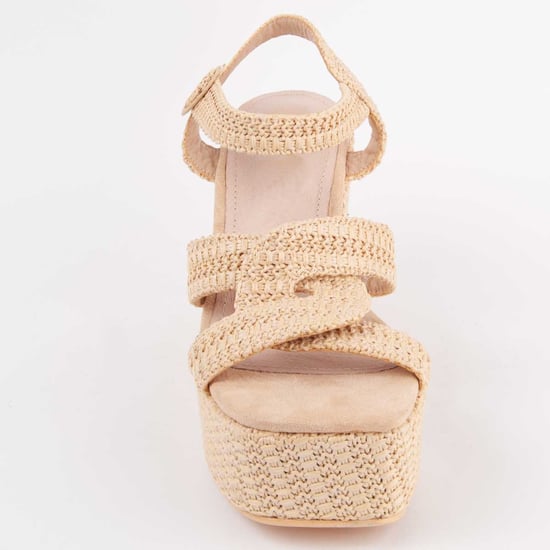 Montevita Sandale Mit Keilabsatz Salia11 Beige - Image 3