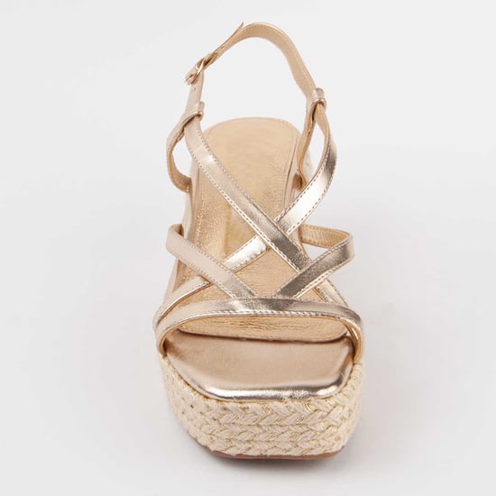 Montevita Sandale Mit Keilabsatz Salia5 Gold - Image 3