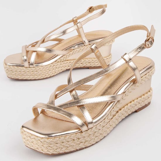 Montevita Sandale Mit Keilabsatz Salia5 Gold - Image 6