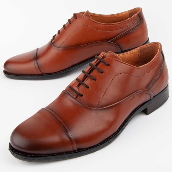 Purapiel Oxford-Schuh Dario2 Braun - Image 6