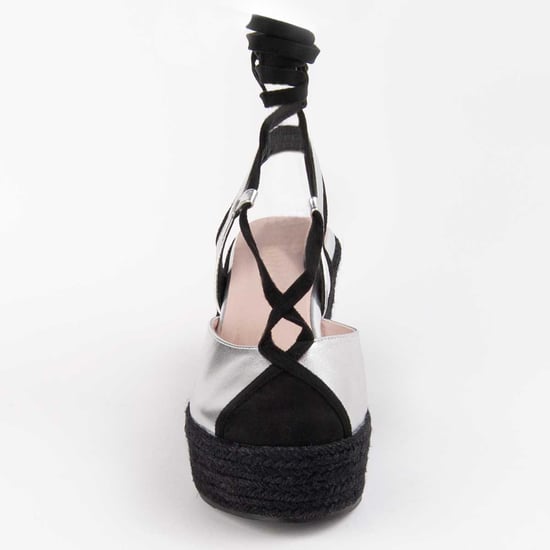 Montevita Espadrille Mit Keilabsatz Balenci6 Silber - Image 3