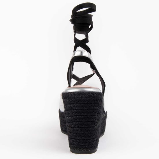 Montevita Espadrille Mit Keilabsatz Balenci6 Silber - Image 5