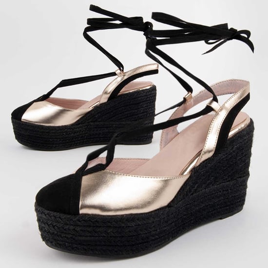 Montevita Espadrille Mit Keilabsatz Balenci6 Gold - Image 6