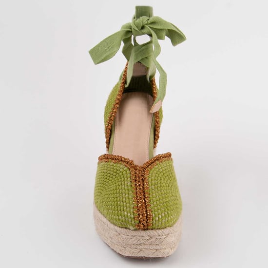 Montevita Espadrille Mit Keilabsatz Balenci12 Grün - Image 3